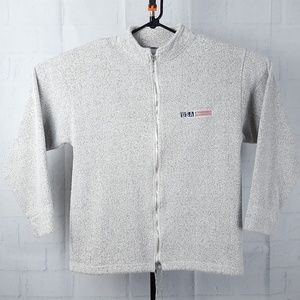 ESY Sportswear USA Unisex L Gray Zip Up Jacket